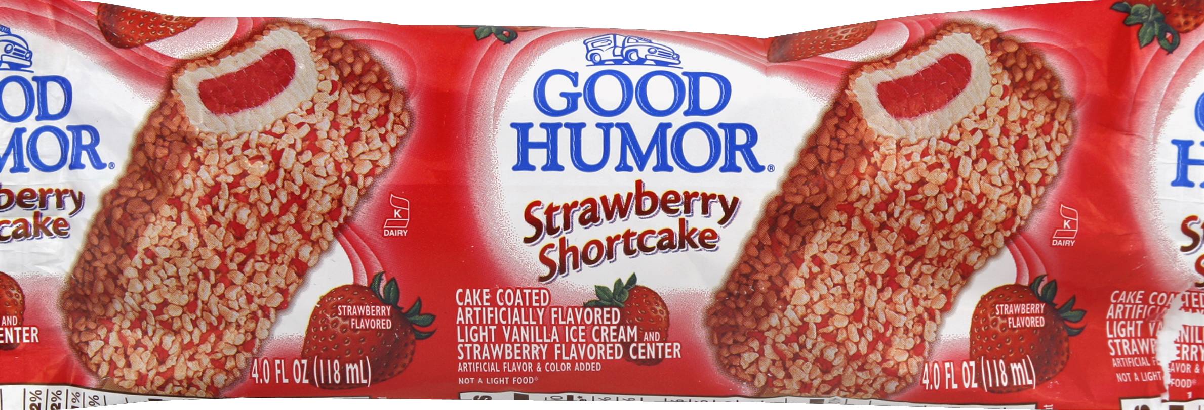 Good Humor Ice Cream Bar, Strawberry-Shortcake (4 fl oz)