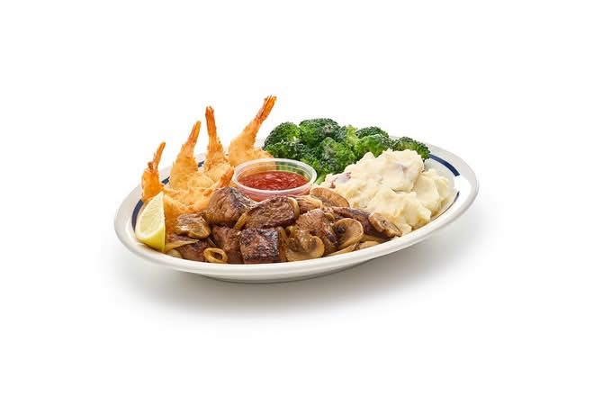 Sirloin Steak Tips & Crispy Shrimp