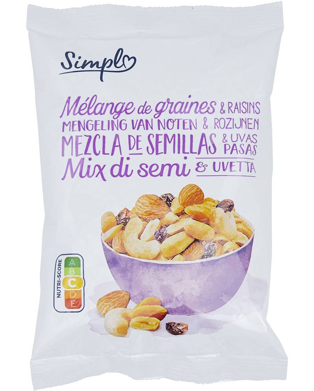 Simpl - Cocktail mix graines raisins (200g)