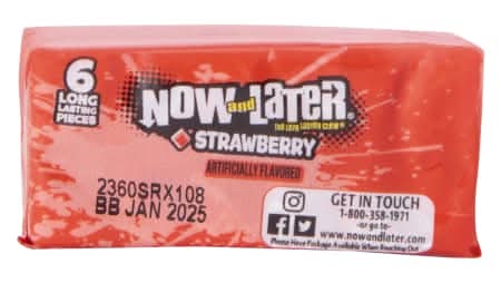 Now & Later® Strawberry Chew Candy Strawberry