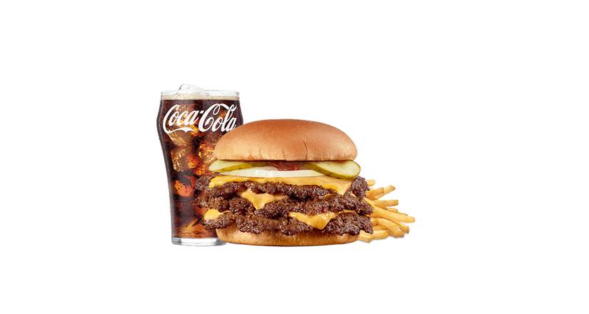 Triple Steakburger (3x cheese) Combo