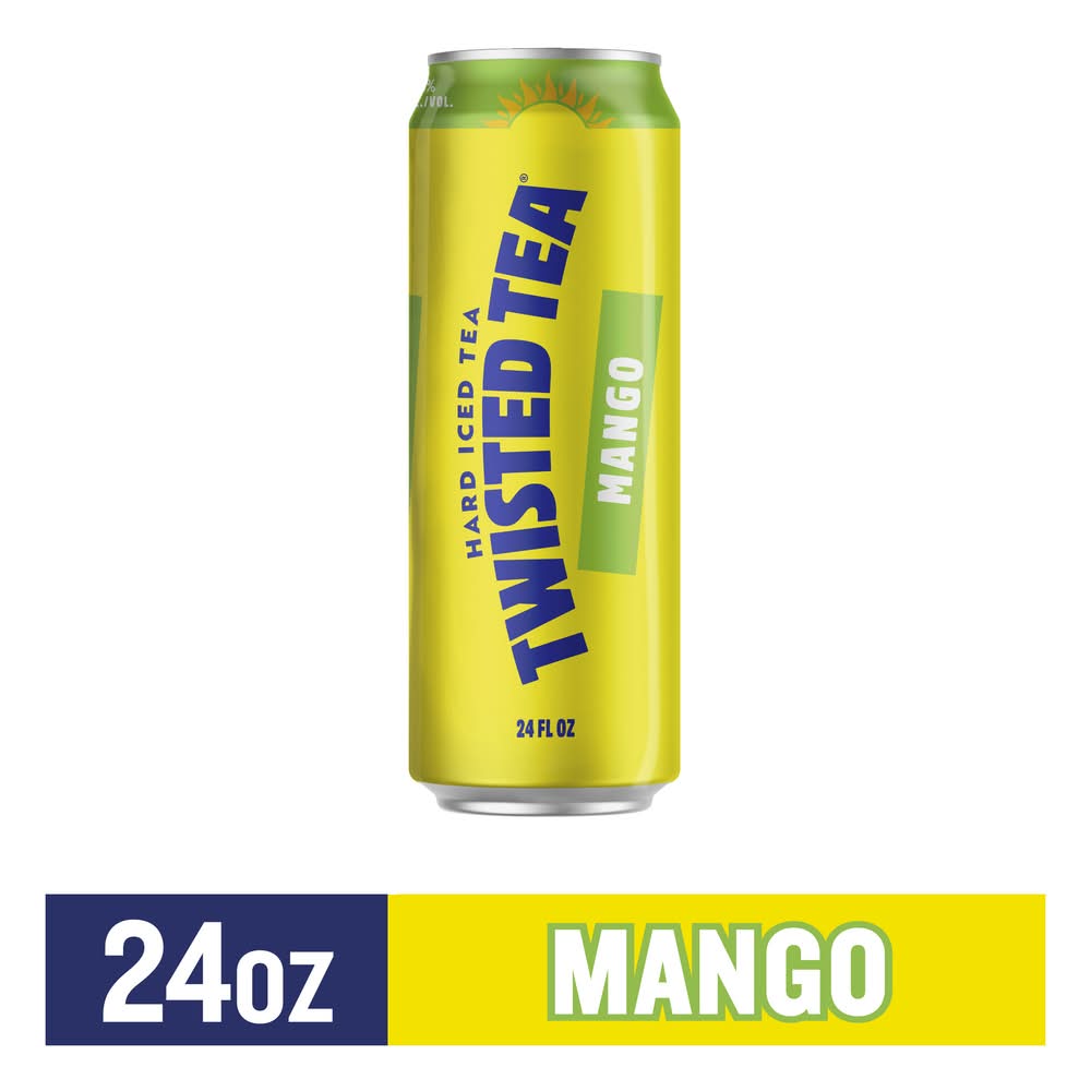 Twisted Tea Hard Iced Tea, Mango (24 fl oz)