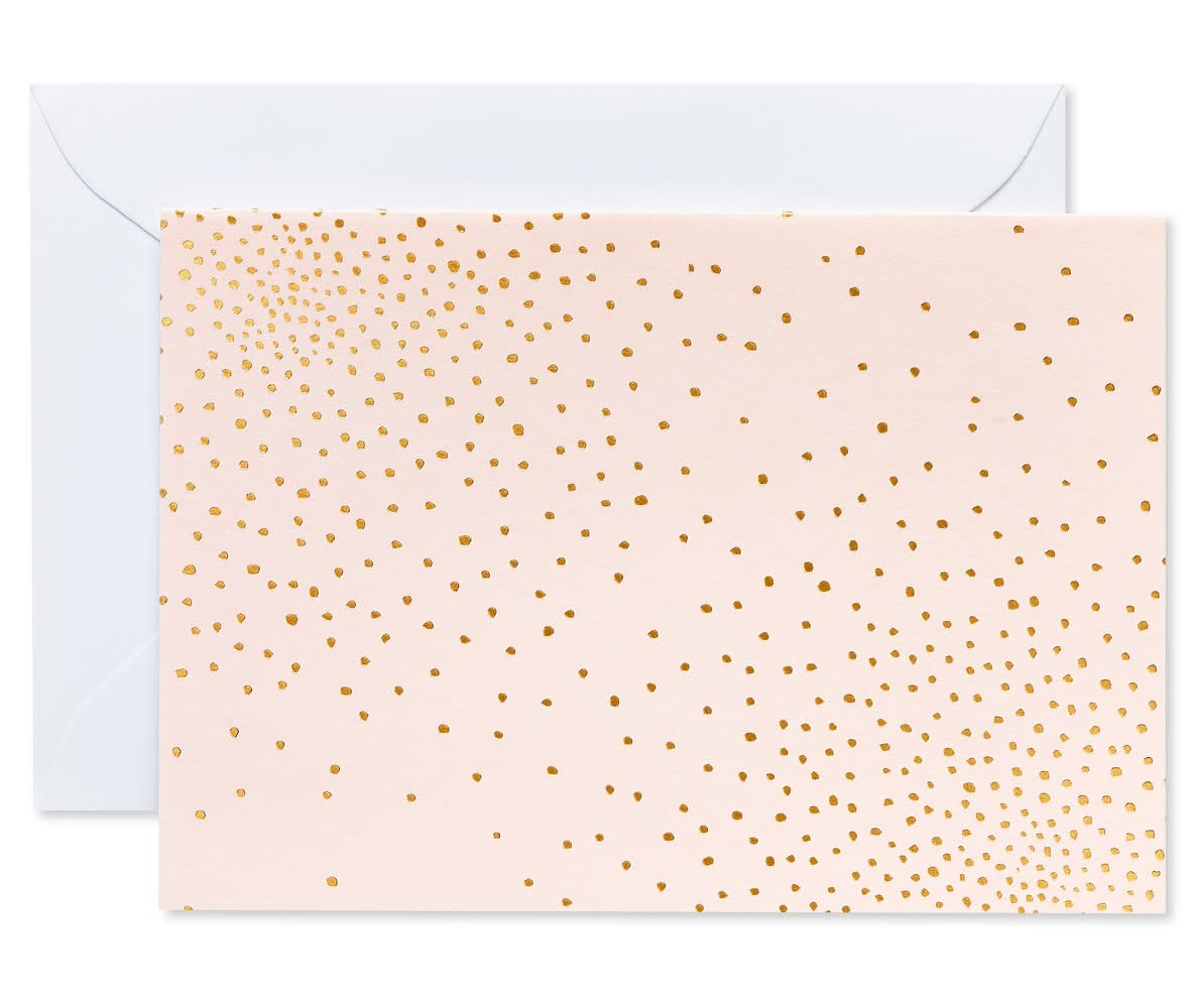 Spritz Blank Notecards With Envelopes, Pink (24 ct)