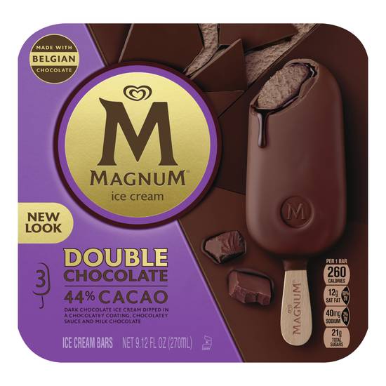 Magnum Ice Cream Bars Double Chocolate (3 ct)