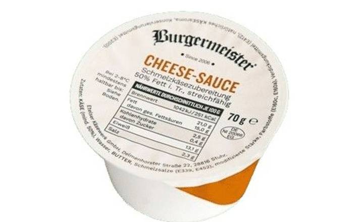 PORTION CHEESE SAUCE 70g
