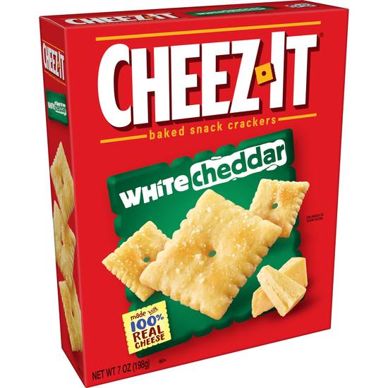 Cheez-It White Cheddar Cheese Crackers, 7 OZ