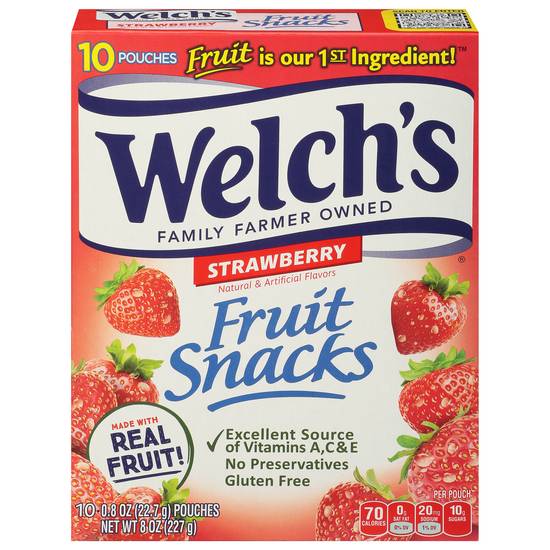 Welch's Fruit Snacks (strawberry) ( 10ct )