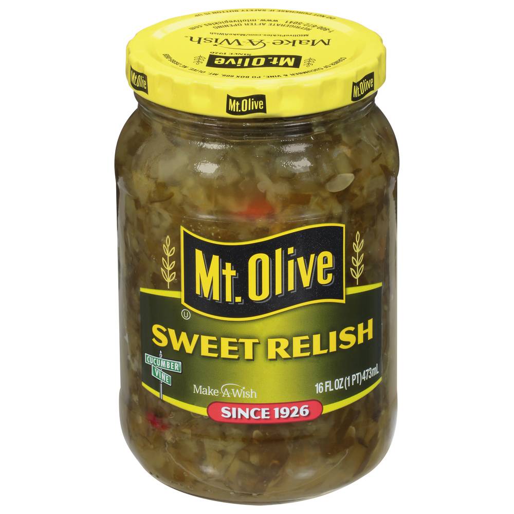 Mt. Olive Sweet Relish Pickles (16 fl oz)