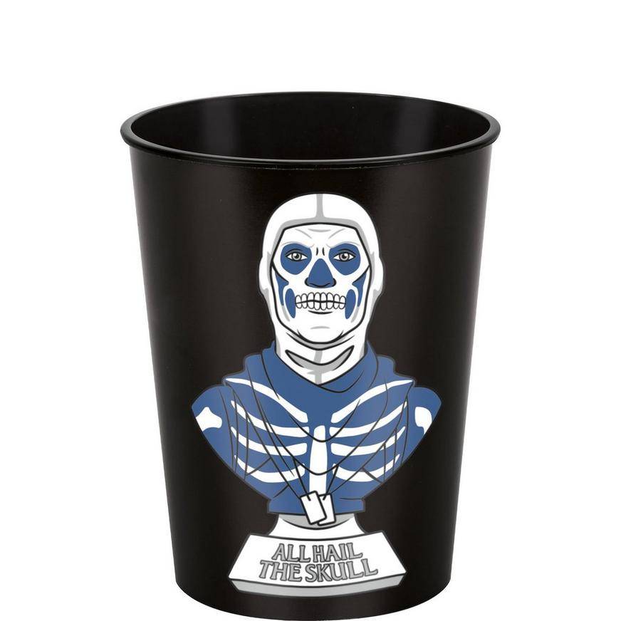 Party City Fortnite Skull Trooper Favor Cup Epic Games, 16 oz