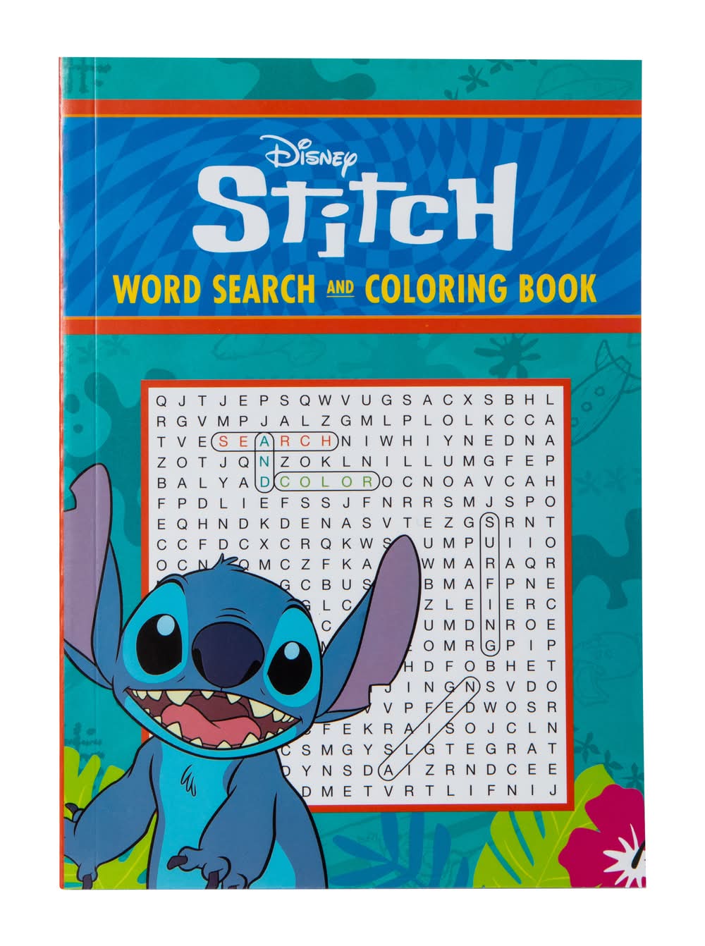Disney Stitch Word Search & Coloring Book