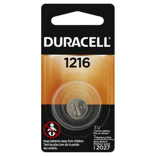 Duracell 1216 Lithium Battery
