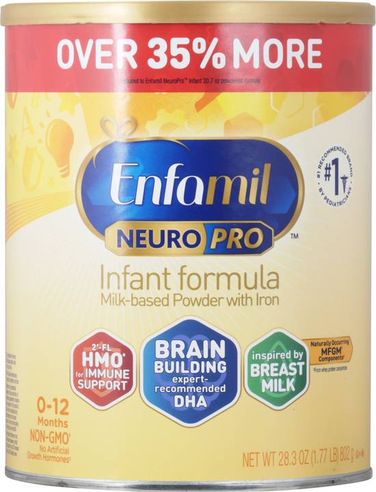 Enfamil Neuro Pro 0-12 Months Milk-Based Powder Infant Formula With Iron