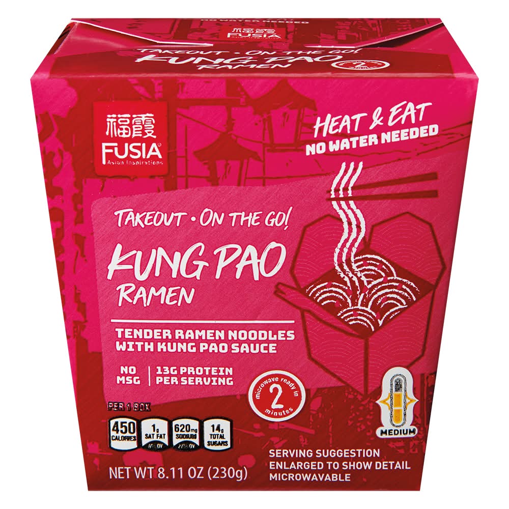 Fusia Kung Pao Ramen Noodle Medium Takeout Box (8.11 oz)