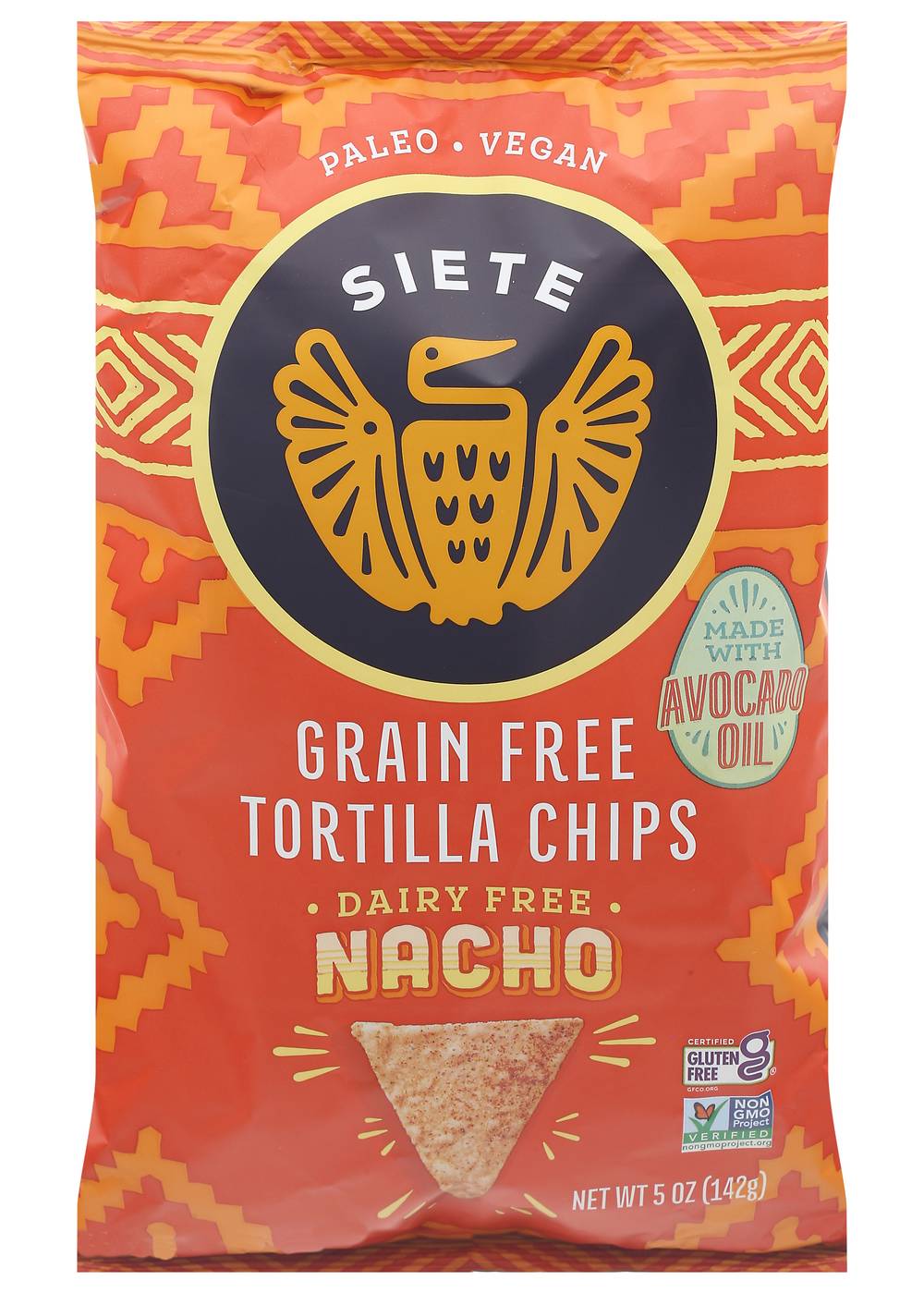 Siete Foods Nacho Grain Free Tortilla Chips (5 oz)