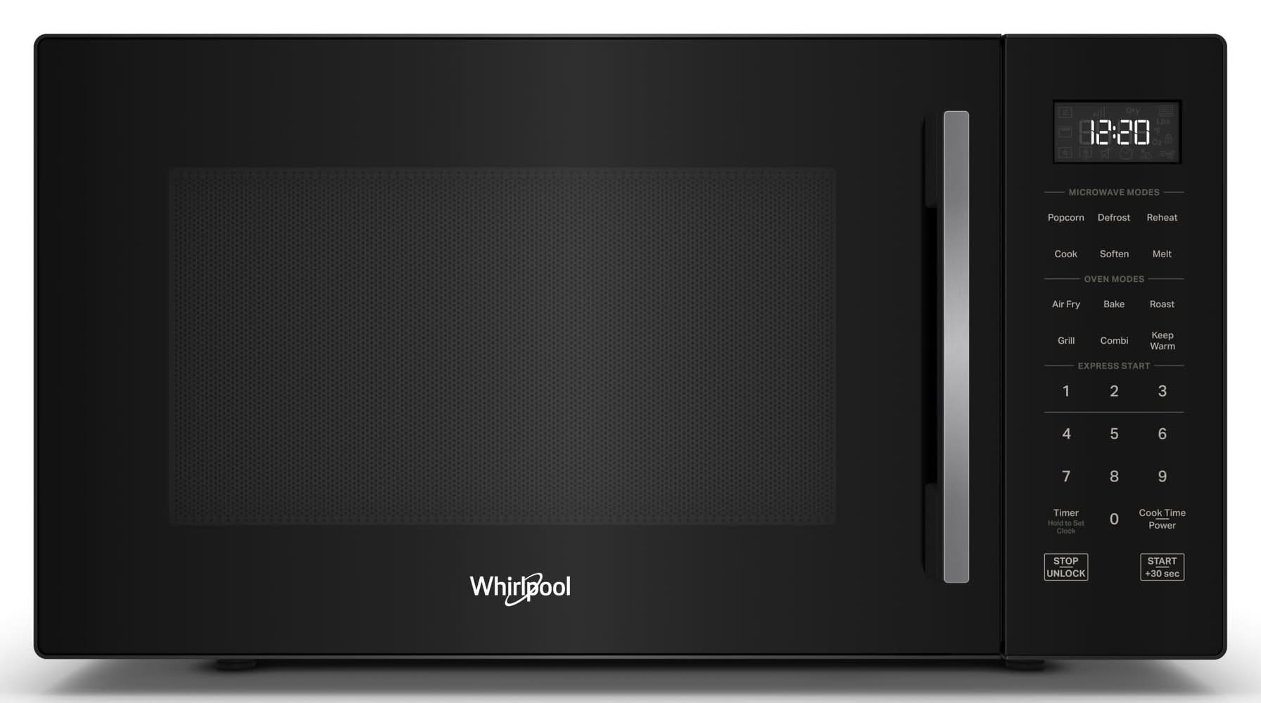 Whirlpool 1-cu ft 1350 -Watt Air Fry Countertop Convection Microwave ( Black )
