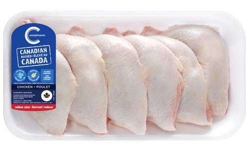 Compliments Back Attached Chicken Legs Value pack (6 ct)