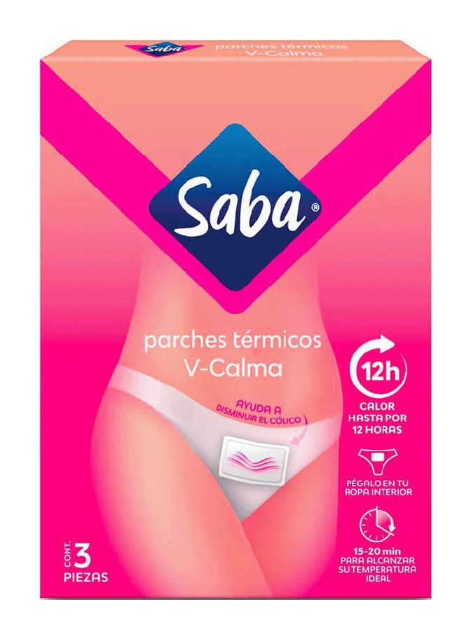 Saba · V-calm parches térmicos (3 un)