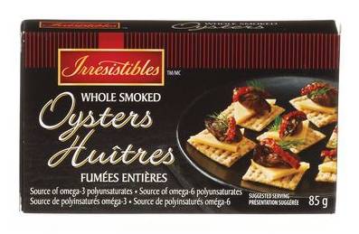 Irresistibles Whole Smoked Oysters (85 g)