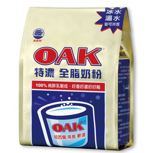 OAK 澳愛開特濃全脂奶粉 <1400g克 x 1 x 1Pack包> @14#4711053990267