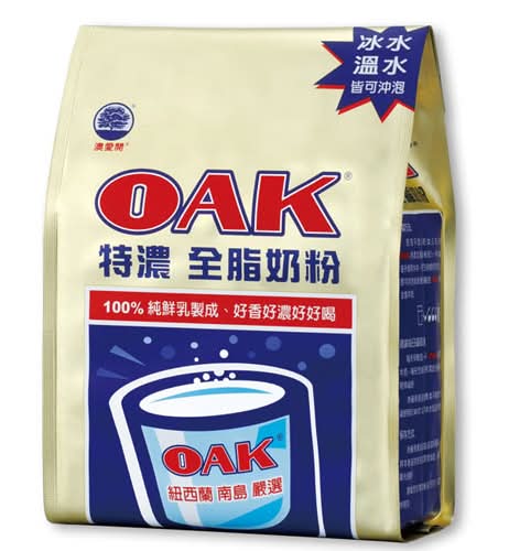 OAK 澳愛開特濃全脂奶粉 <1400g克 x 1 x 1Pack包>