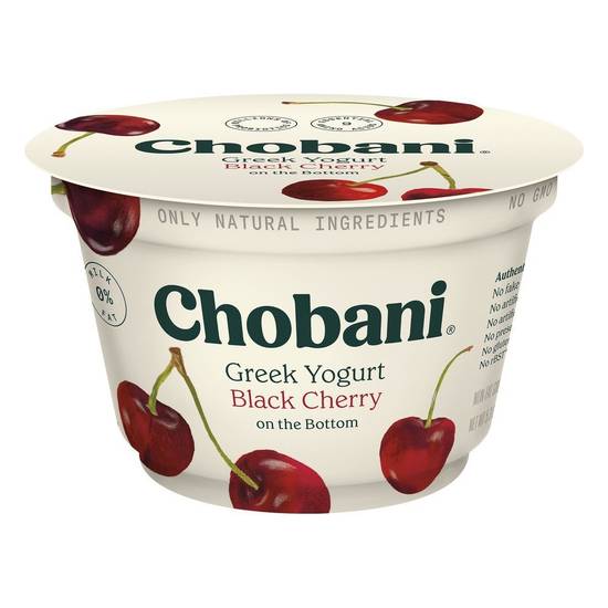 Chobani Non-fat Greek Yogurt Black Cherry on the Bottom (5.3 oz)