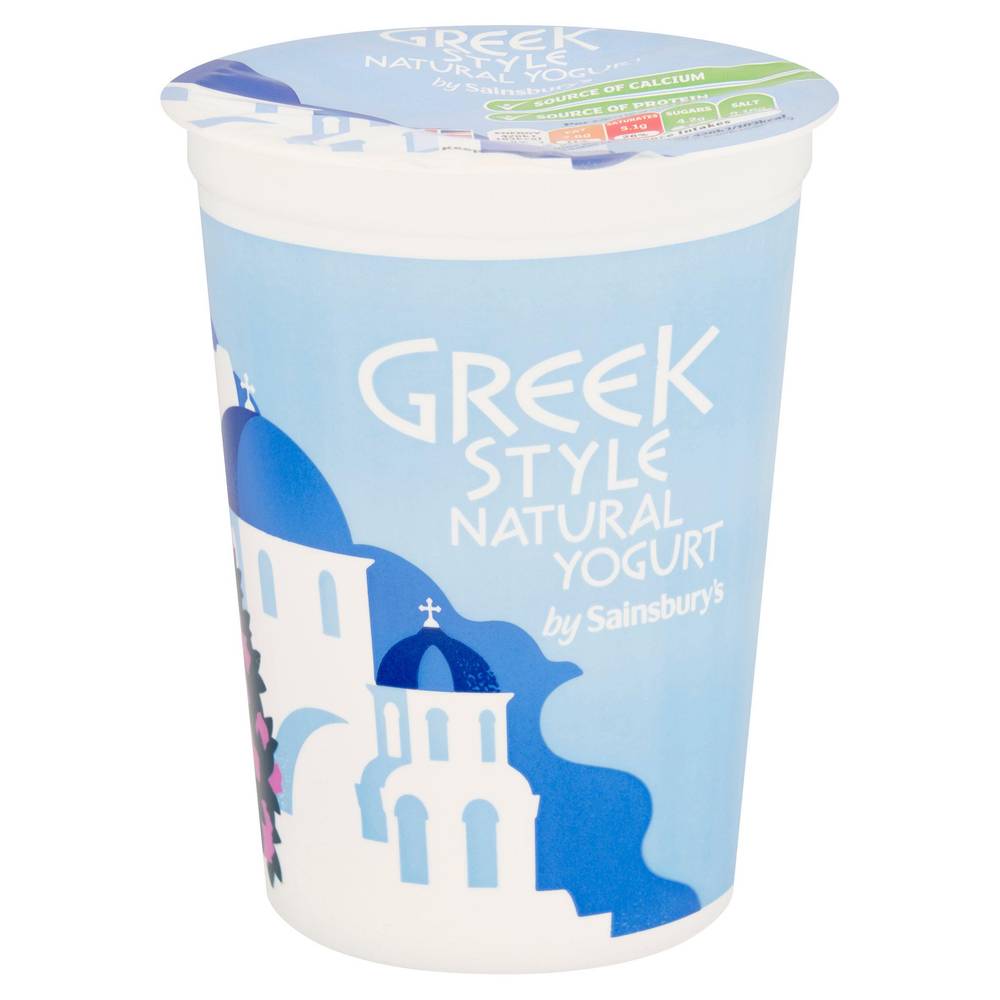 Sainsbury's Greek Style Natural Yogurt 500g