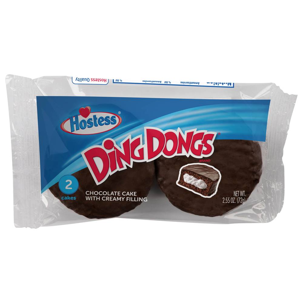 Hostess Ding Dongs Cake With Creamy Filling (chocolate)