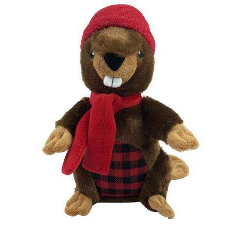 Holiday Time Squeaky Stuffed Dog Toy Beaver Delivery Near Me | Order Online  | Uber Eats