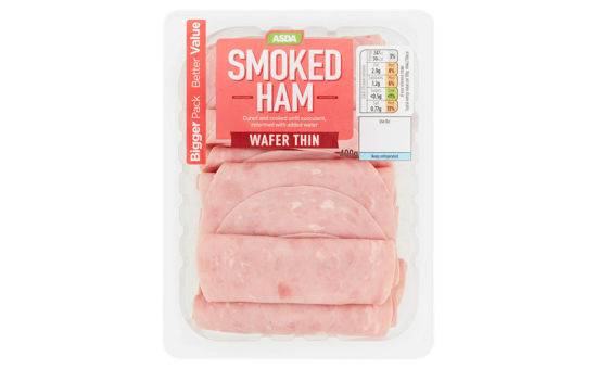 ASDA Wafer Thin Smoked Ham 400g