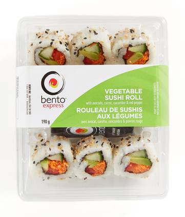 Bento Express Vegetable Sushi Roll (190 g)