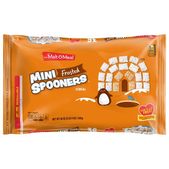 Malt O Meal Mini Spooners Frosted Cereal