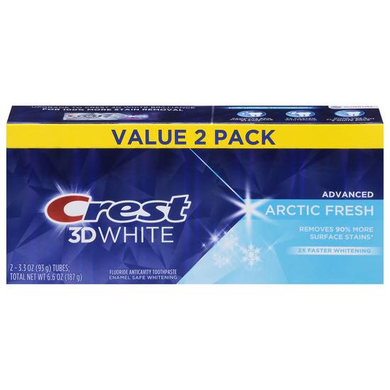 Crest 3d White Advance Fluoride Anticavity Arctic Fresh