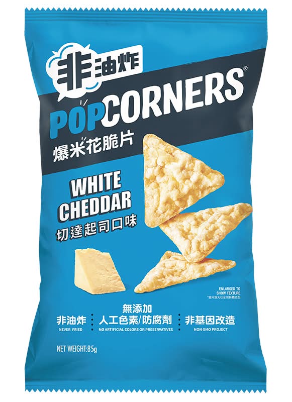 POPCORNERS爆米花脆片切達起司口味 <85g克 x 1 x 1Bag包>