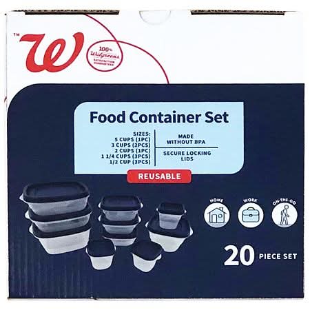 Walgreens Food Container Set (20 ct)