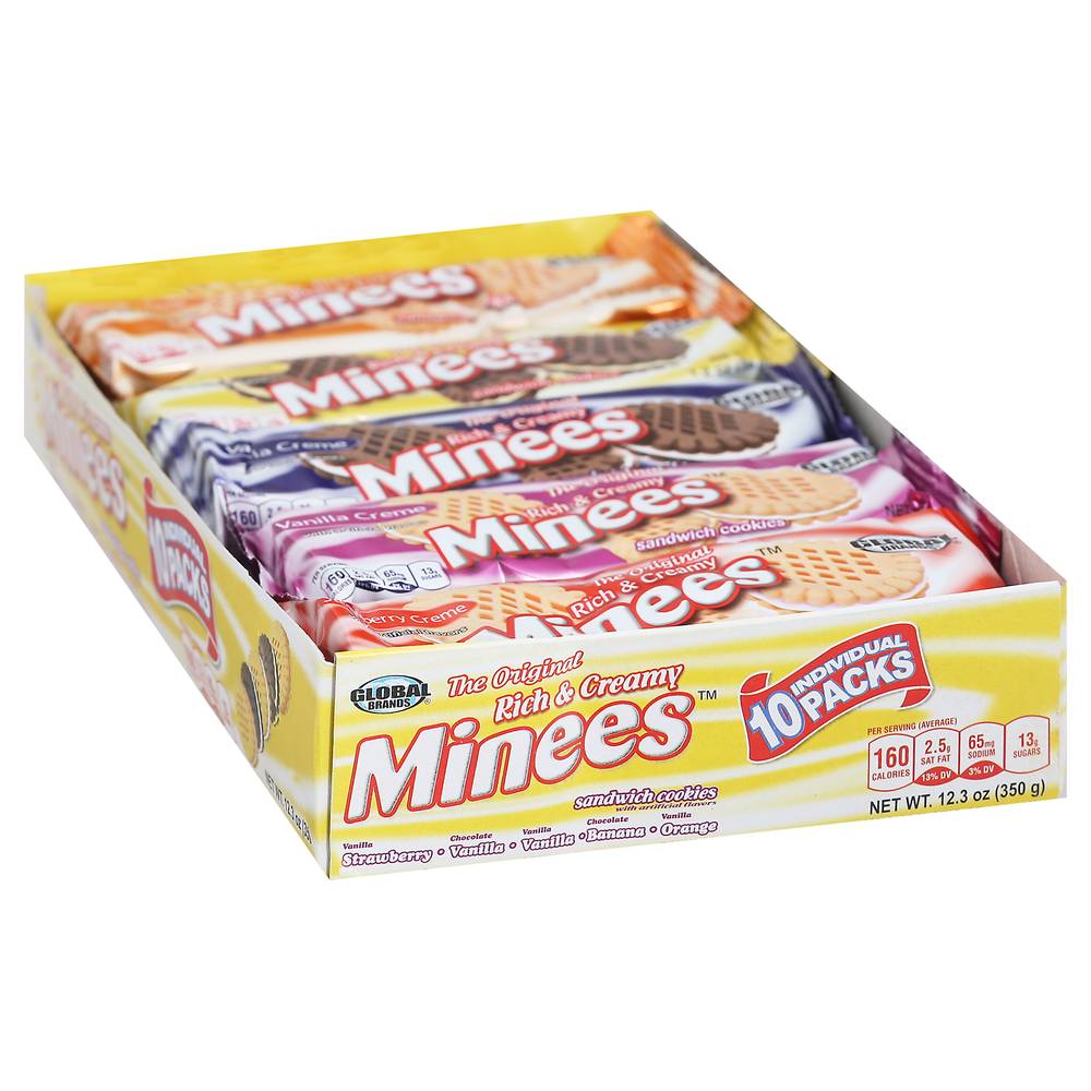 Global Brands Minees the Original Rich & Creamy Sandwich Cookies (12.3 oz)