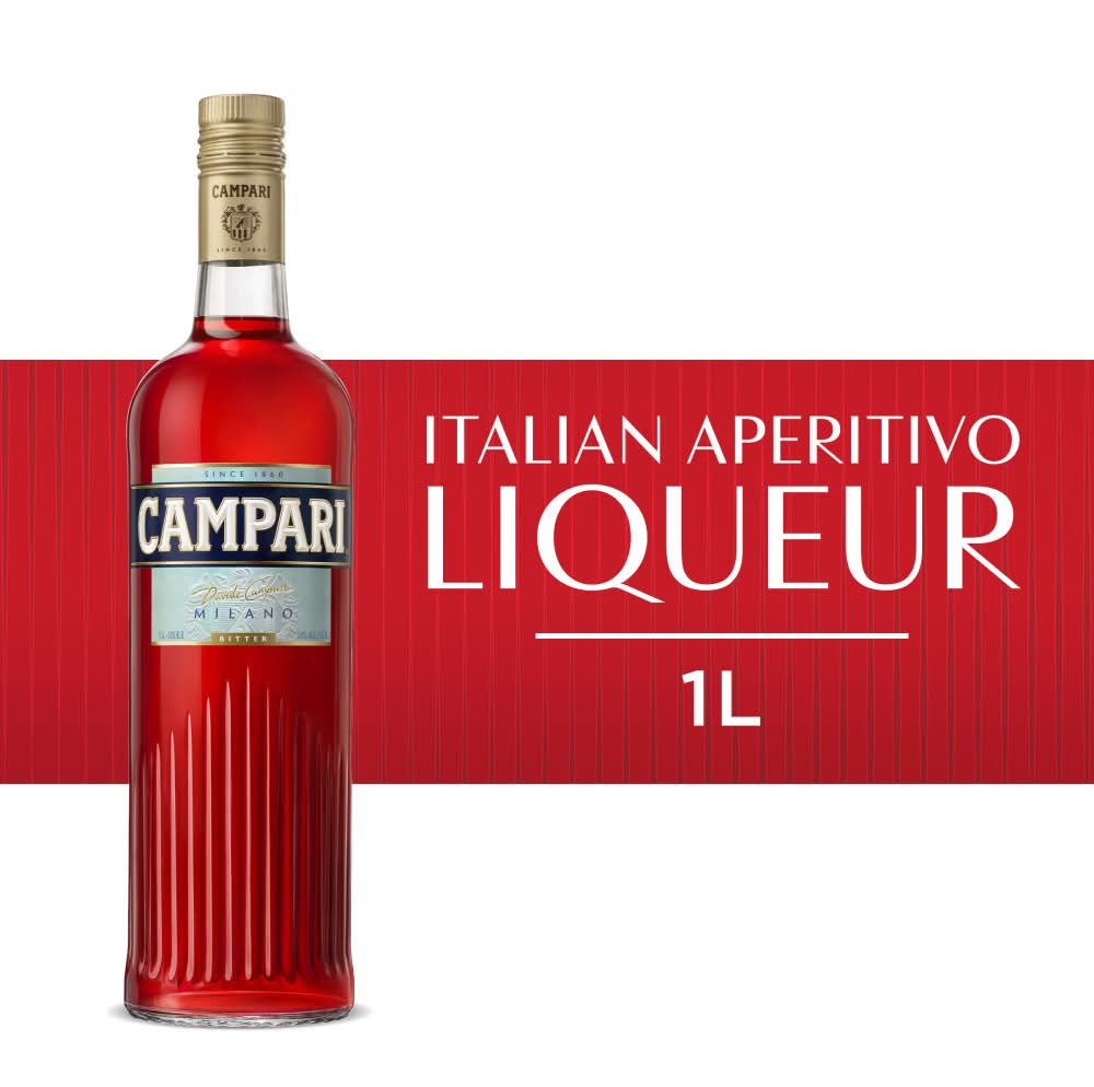 Campari Italian Aperitivo Bitter Liqueur (1 L)