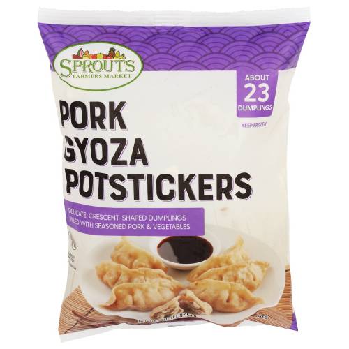 Sprouts Pork Gyoza Potstickers