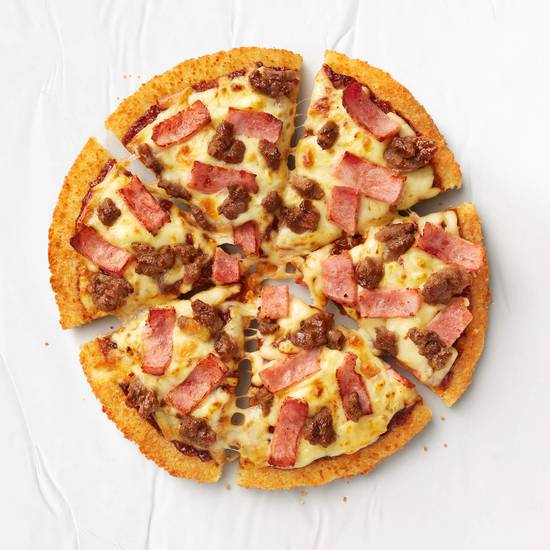 BBQ Beef & Ham Schnitzza