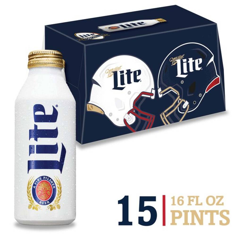 Miller Lite Pilsner Beer (15 ct, 16 oz)