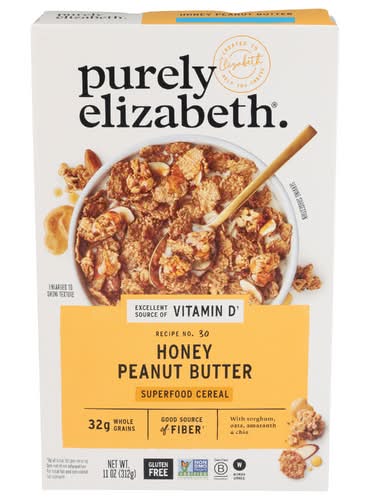 Purely Elizabeth Honey Peanut Butter Superfood Cereal