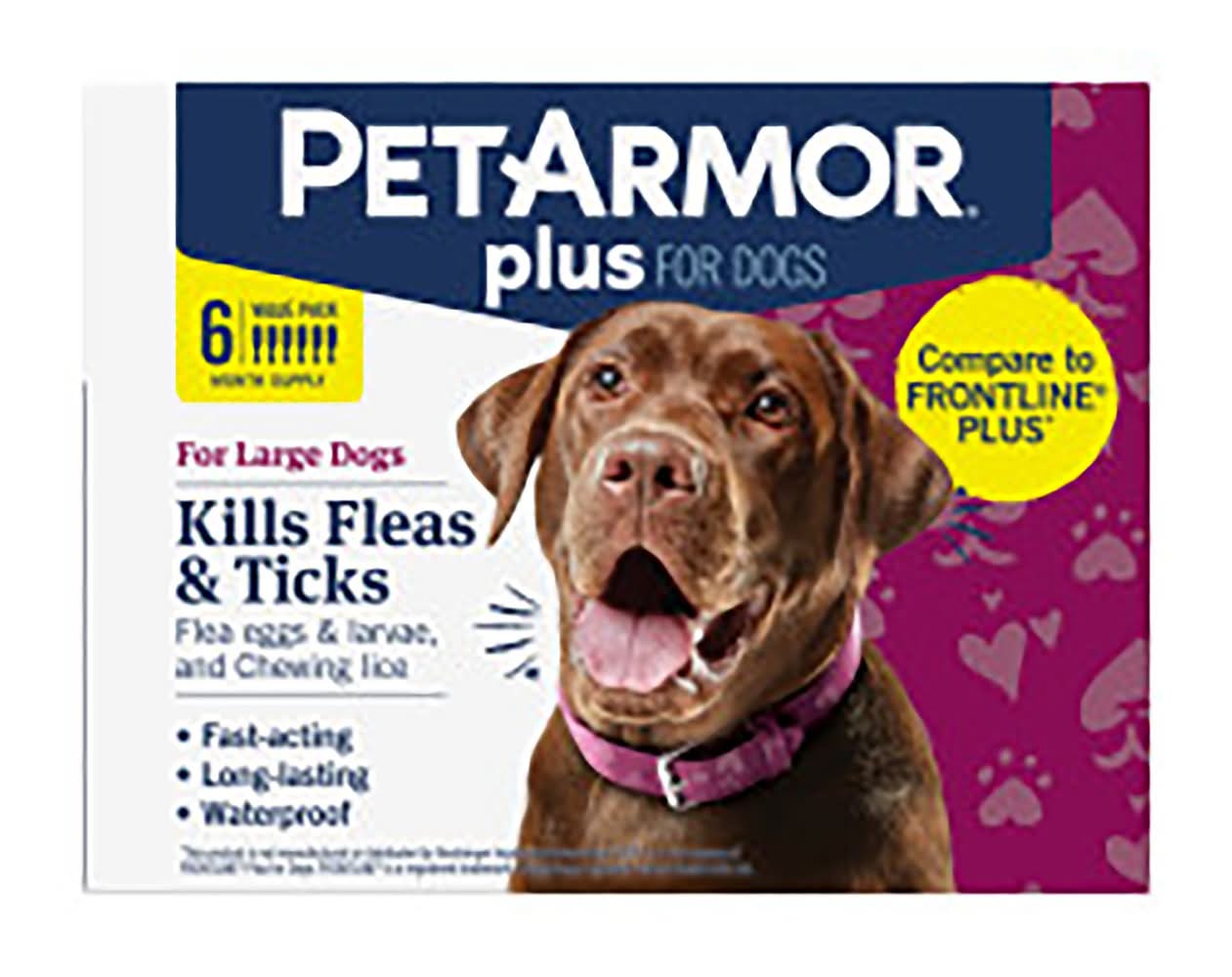 PetArmor® Plus Flea & Tick Prevention for Large Dogs, 45-88 lbs, Spot On Treatment