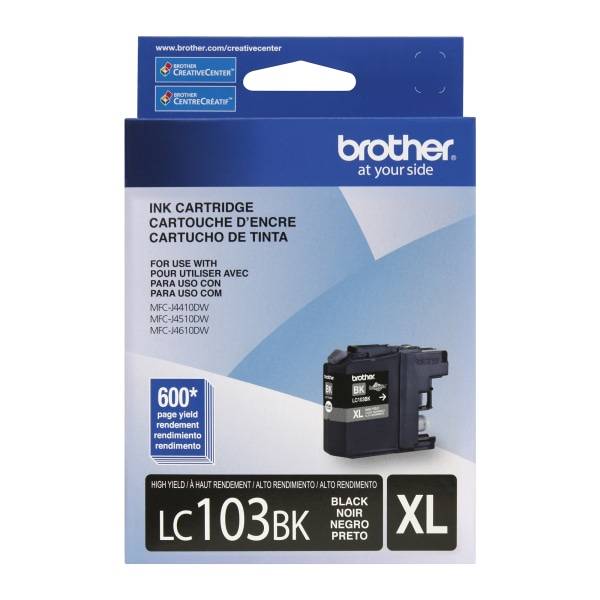 Brother Lc103 Black Ink Cartridge, Lc103bk