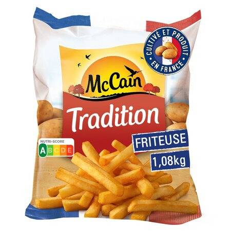 Frites Tradition MCCAIN - le sachet de 1,08 kg