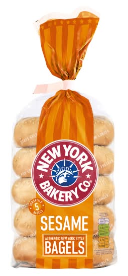 New York Bakery Co. Sesame Bagels (5 pack)