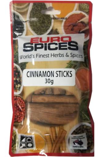Euro Spices Cinnamon Sticks (30g)