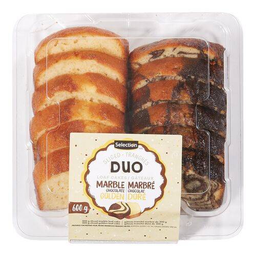 Selection Duo Golden Marble Loaf Cake (600 g)