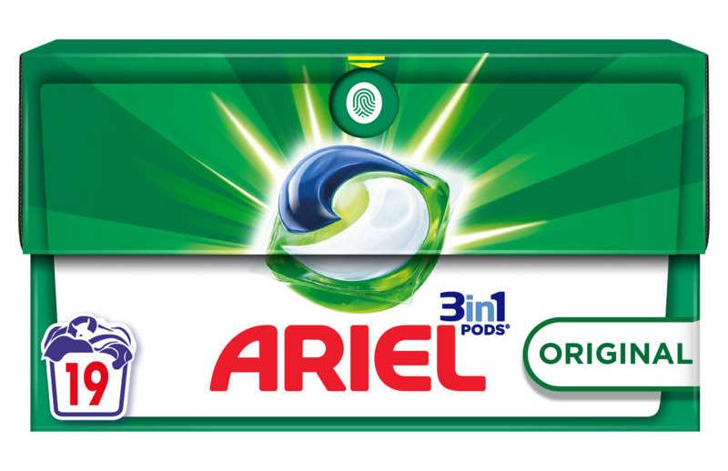 Ariel 3in1 pods original x19 lavages