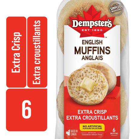 Dempster's Extra Crisp English Muffins (342 g, 6 ct)