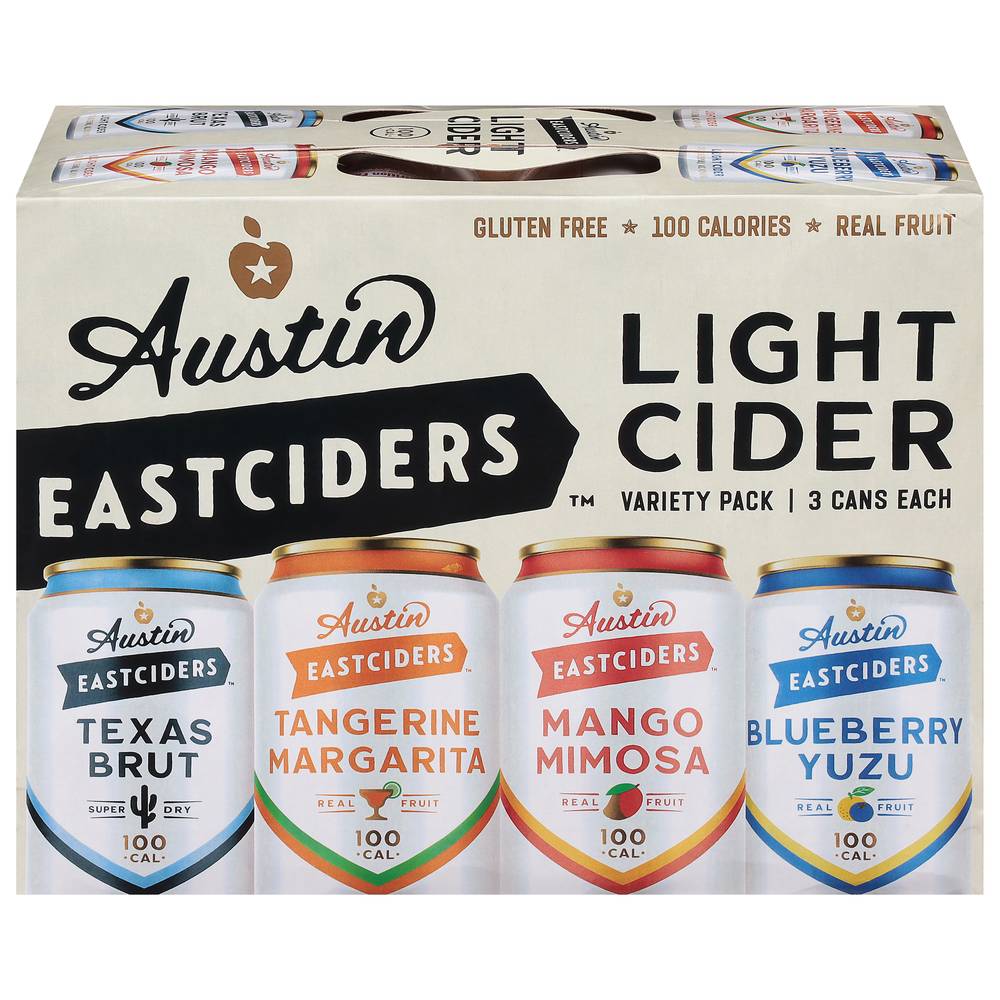 Austin Eastciders Light Cider Variety pack (12 pack, 12 oz)