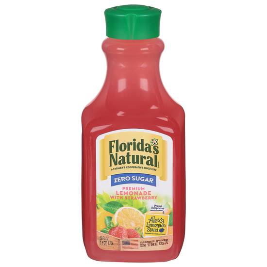 Florida's Natural Zero Sugar Lemonade With Strawberry (59 fl oz)
